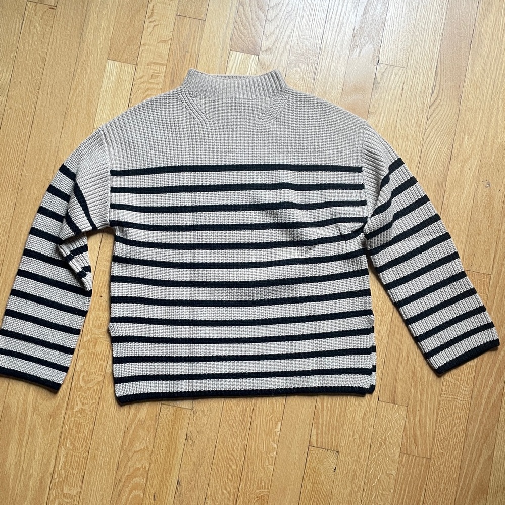 Striped Rails Knit Sweater